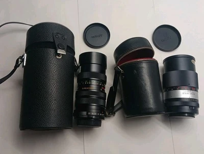 (2) VIVITAR Auto Zoom Lens With Cases 70mm-150mm 1:3.8 , Lens 135mm 1:2.8 W - Image 1 of 4