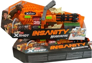 XSHOT Horror Fire - Dread Hammer con 48 freccette - Zuru, Toy Gun Blaster - NEWINBOX - Foto 1 di 16