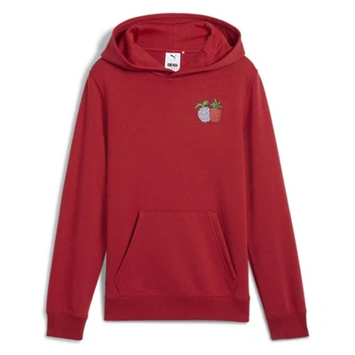 Pullover con Capucha Gráfico PUMA Op X Jóvenes Niños Rojo Informal Ropa Exterior Deportiva 62485 Foto 1 de 2