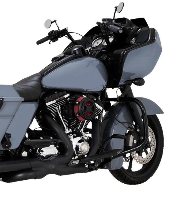 Vance & Hines PCX Power Duals Head Pipes Black #46332 Harley Davidson Foto 1 de 1