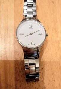 Calvin Klein Ladies White Faced Watch K43231 - Picture 1 of 10