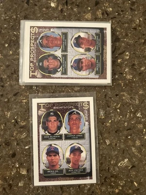 1993 Topps Oro #529 Chipper Jones/Dave Silvestri/Benji Gil Top Prospects Foto 1 de 2