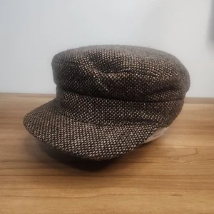 Hanna Hats Wool Irish Tweed News Boy Fisherman Skippers Cap Captains Ireland Hat - Picture 1 of 7
