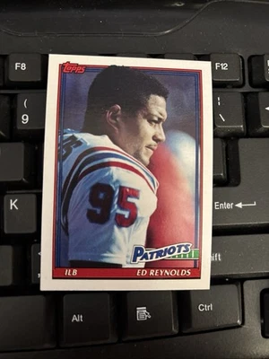 1991 Topps Ed Reynolds #611 Patriots Drewry Mason HS - Image 1 of 3
