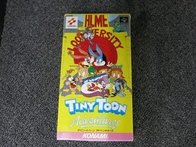 TINY TOON ADVENTURES Nintendo Super Famicom No Manual Japan Import F/S FedEx DHL - Image 1 of 2