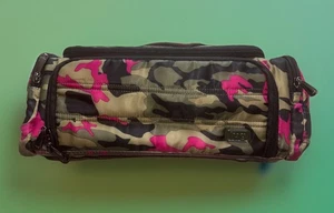 Lug Travel TROLLEY XL Large Cosmetic Make-up Bag Case Camo Orchid NWOT - Picture 1 of 8