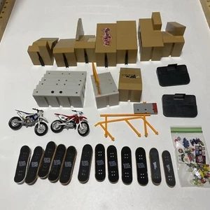 Tech Deck Lot with Ramp & Skateboards  - Picture 1 of 18