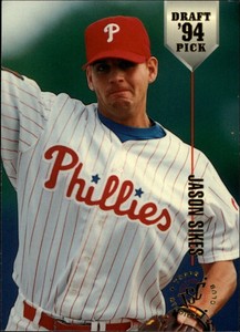 1994 Stadium Club Draft Picks Baseball #53 Jason Sikes XRC Philadelphia Phillies