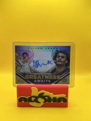 2023-24 Bowman University Best - Greatness Awaits Autographs Dillon Jones /75 - Image 1 of 2