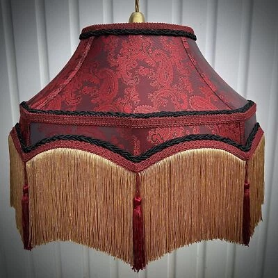 Pantallas de lámpara de cachemira Downton Abbey Balmoral para que coincida con cortinas cojines persianas. Foto 1 de 4