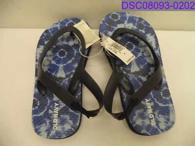 Sandalias Tie Dye Flop con correa trasera azul marino 10 años para niños pequeños 554071-00-1 Foto 1 de 3