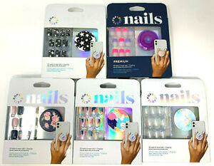 (5) Popsocket Nails PopGrip w/ 30 Matching Nails New In Packaging No Repeat