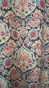 Tende tendaggi floreali vintage Pier 1 50 x 112" occhiello in metallo lotto di 4 - Foto 1 di 4