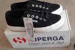 SUPERGA 2750-cotu Classic Donna. Nero/Bianco. 37,5 EU - Foto 1 di 7