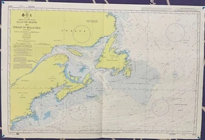 Admiralty 4404 GULF OF MAINE TO STRAIT OF BELLE ISLE INCLUDING Map Chart Genius - Picture 1 of 8