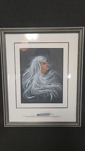 Native American Cherokee Connie Jenkins Original Gouache Painting - Picture 1 of 8