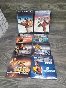 Billy Blanks 8 DVD Lot: This Is TAEBO, Cardio, FLEX, FAT BURNER/Sculpt š„sealed - Picture 1 of 5