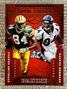 Sterling Sharpe Shannon Sharpe 2016 Panini Royal Family #4 Packers Broncos - Picture 1 of 2