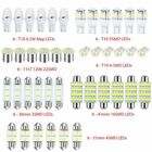 42pcs Car Interior Led Light For Dome Map License Plate Lamp Bulbs Accessories