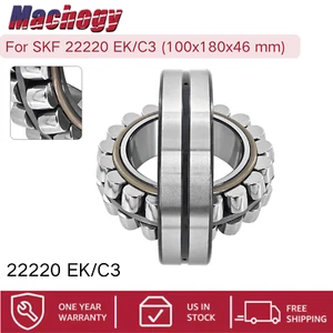 Cuscinetto a rulli sferico foro conico 100x180x46mm per SKF 22220 EK/C3 NUOVO - Foto 1 di 15