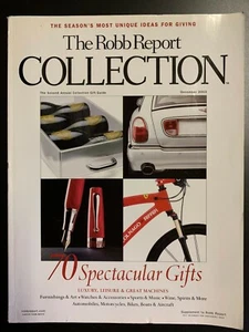 Robb Report Collection Magazine DEC 2003 Ferrari, Cars, Wine, Cigars, Auto Art - Imagen 1 de 1
