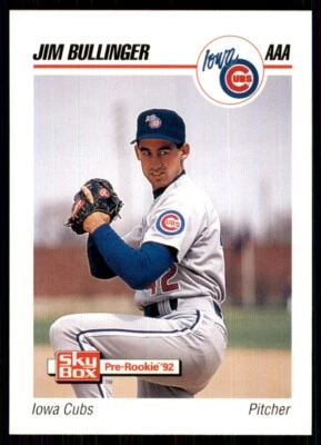 1992 SkyBox AAA Jim Bullinger Iowa Cubs #98 - Image 1 of 2