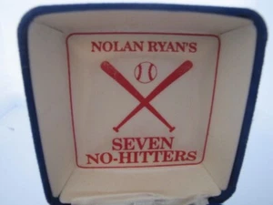 1993 NOLAN RYAN'S 7 TH CAREER NO-HITTER 1 OZ FINE SILVER PROOF W/VELVET BOX - Picture 1 of 5