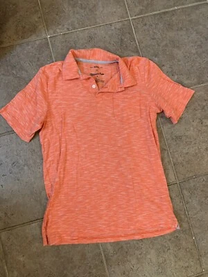Urban Pipeline Boys XL Cotton The Ultimate Polo Shirt Heather Orange Pocket Top - Image 1 of 4