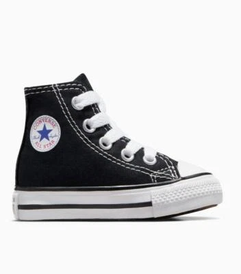 CONVERSE ALL STAR CHUCK TAYLOR SNEAKERS ALTA BIMBO/A 7J231C NERO