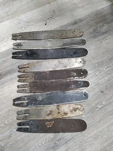 Oldtimer Kettensägenstange Konvolut 9 Stangen 8, 10 & 12'' - Bild 1 von 5
