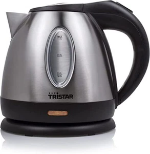 Hervidor de agua Tristar Jarra WK-1323 Estándar 1500 W 1,2 L Acero inoxidable 360° Rotacional - Imagen 1 de 13