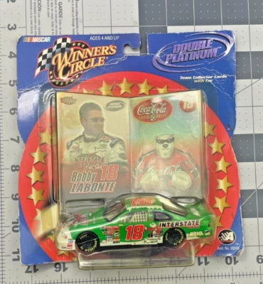 Winners Circle , Bobby Labonte, Double Platinum, Team Collector Card with car qb - Image 1 of 4