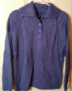 NWOT Women's blue sweater by Karen Scott size M Petite - Picture 1 of 5