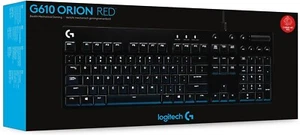 Logitech G610 Orion Cherry MX Red Backlit Mechanical Gaming Keyboard 920-007839 - Picture 1 of 3