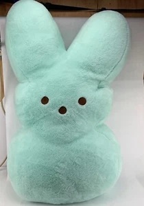 Peeps 40” Jumbo Mint Stuffed Plush Easter Bunny Mint Green XL Giant Body Pillow - Picture 1 of 12
