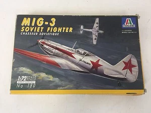 Vintage Italeri MIG-3 SOVIET FIGHTER 1/72 Scale #MB7 NIOB - Picture 1 of 3