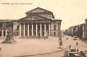 Vintage Postcard 1910's Munchen Kgl. Hof- And National Theater Building Germany - Picture 1 of 2