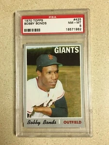 1970 Topps #425 Bobby Bonds PSA 8 casi nuevo-como nuevo gigantes - Imagen 1 de 2