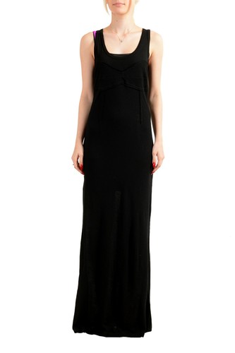 Abito da sole Maison Margiela MM6 donna lana nera US L IT 44