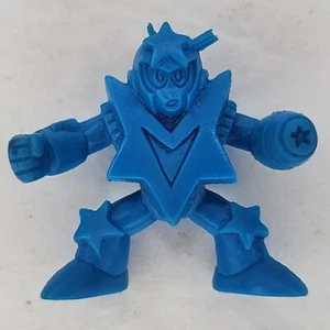 Mega Man Rockman 1.5" Starman Dark Blue Rubber Keshi Figure Bandai - Picture 1 of 3