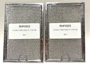 2-PACK Replacement Mesh Grease Filters for Whirlpool 4358853 PS364628 AP2928255 - Imagen 1 de 3