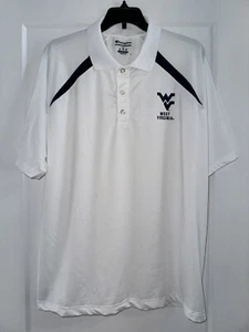 Camisa polo para hombre West Virginia Mountaineers Champion blanca talla grande - Imagen 1 de 8