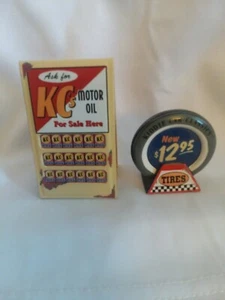 Vintage Kiddie Car Sidewalk Signs By Hallmark. IF Motor Oil & Tire Sign.... - Picture 1 of 1