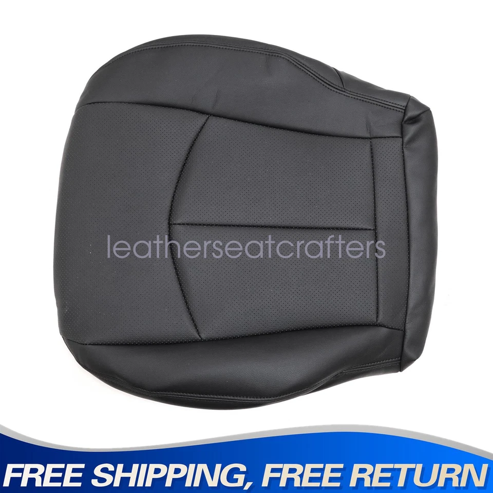 Cubierta de asiento inferior del conductor negra para Mercedes Benz E320 E350 E500 E550 2003-2009 Foto 1 de 4
