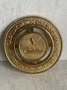 VINTAGE CADILLAC Heritage Of Ownership V Front MEDALLION Grille Emblem + 7Yr - Picture 1 of 8