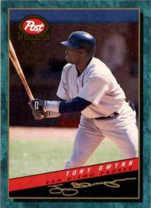 1994 Post Cereal Baseball #13 Tony Gwynn San Diego Padres