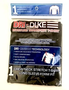 Long Sleeve Dri-Duke Moisture Control Mens Shirt Base layer * MEDIUM * NEW USA - Picture 1 of 4