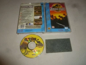 BOXED SEGA CD VIDEO GAME JURASSIC PARK COMPLETE W CASE & MANUAL 1993 CIB >>> - Picture 1 of 1