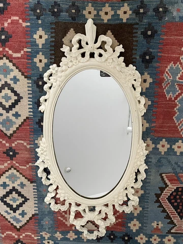 Beautiful Vintage Mid Century Hollywood Regency Syroco Mirror Cover