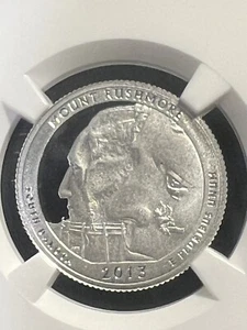 2013 S Silver 25c Mount Rushmore PF70 Ultra Cameo NGC EARLY RELEASES-BEAUTIFUL - Picture 1 of 9